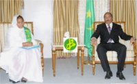 رئيس الجمهورية يستقبل رئيسة برلمان الأطفال 